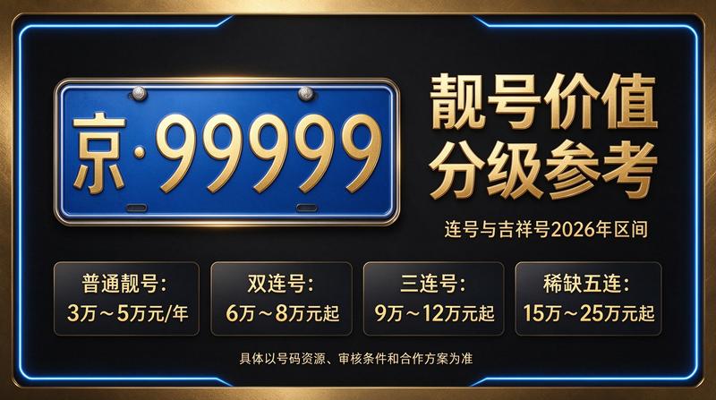北京租车牌实景图展示